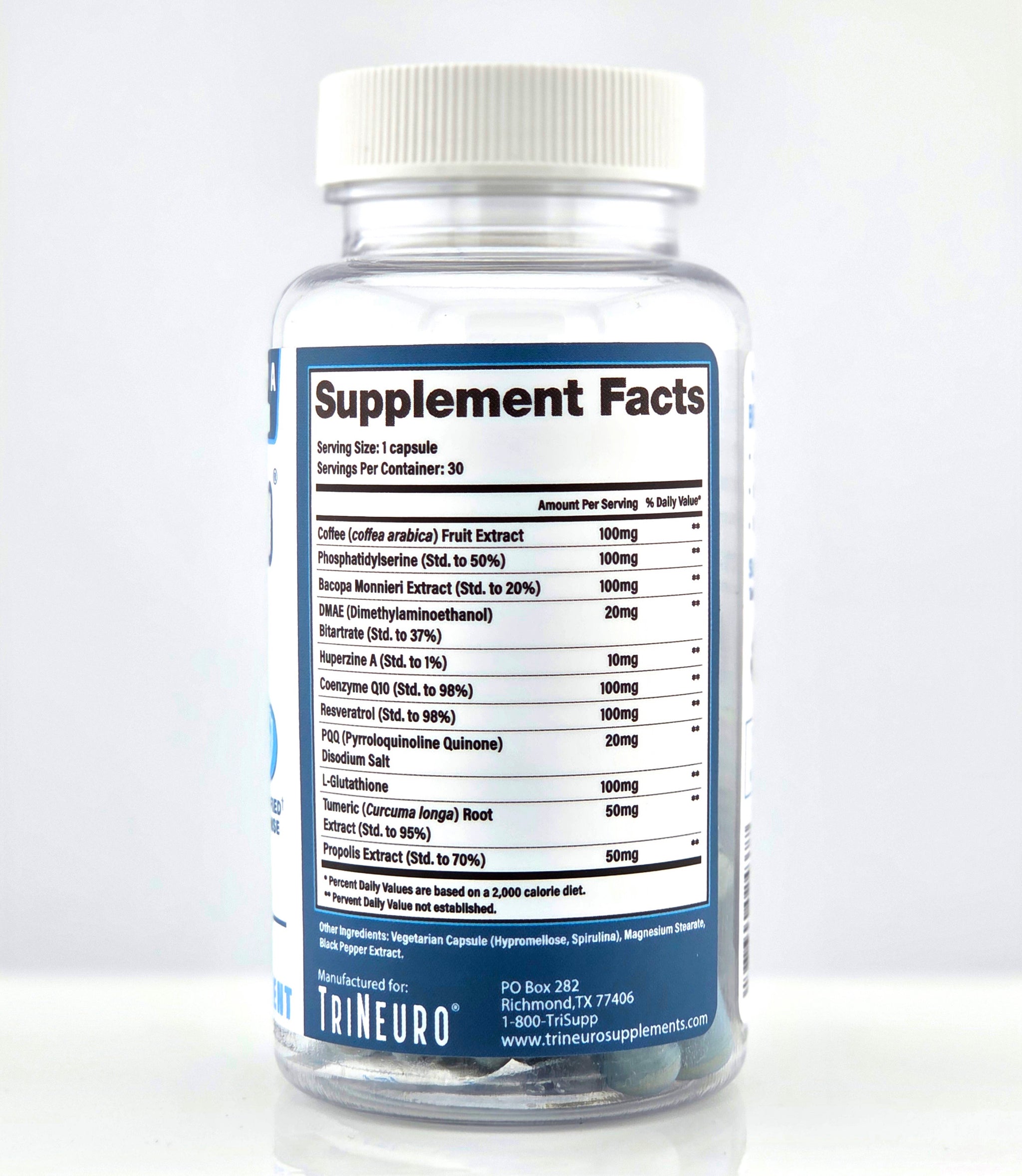 TriNeuro Brain - 30 Capsules