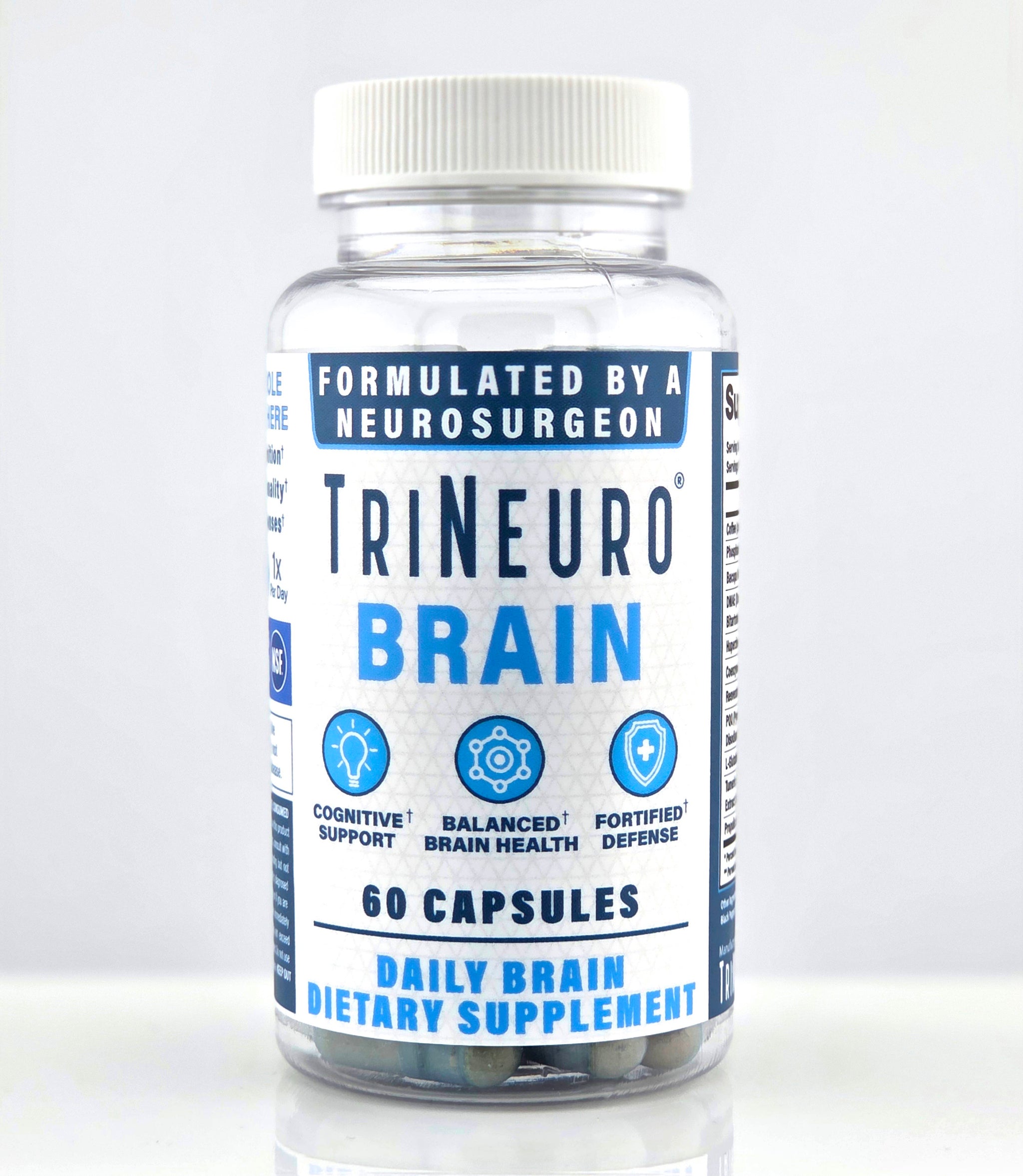 TriNeuro Brain - 60 Capsules