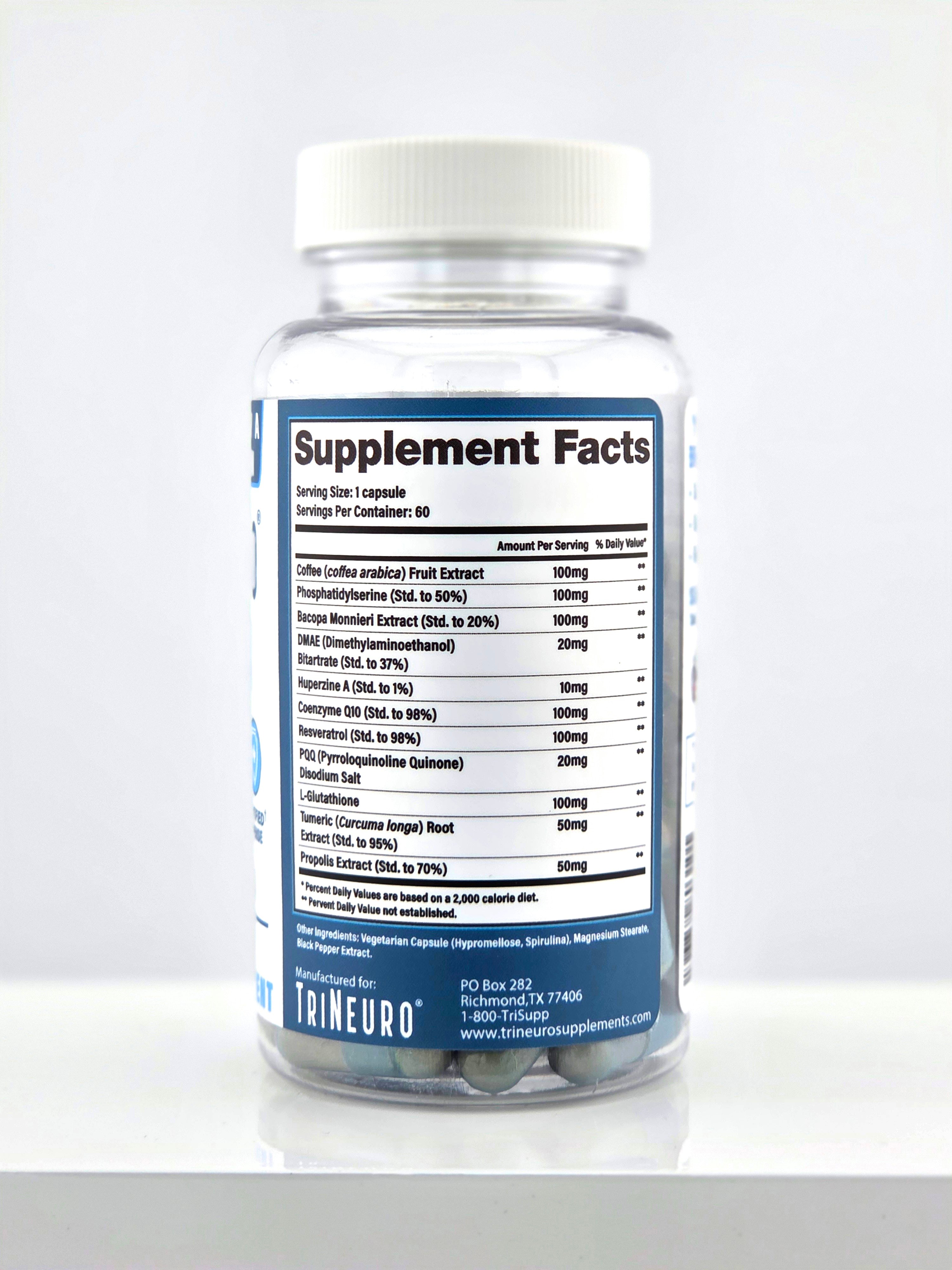 TriNeuro Brain - 60 Capsules