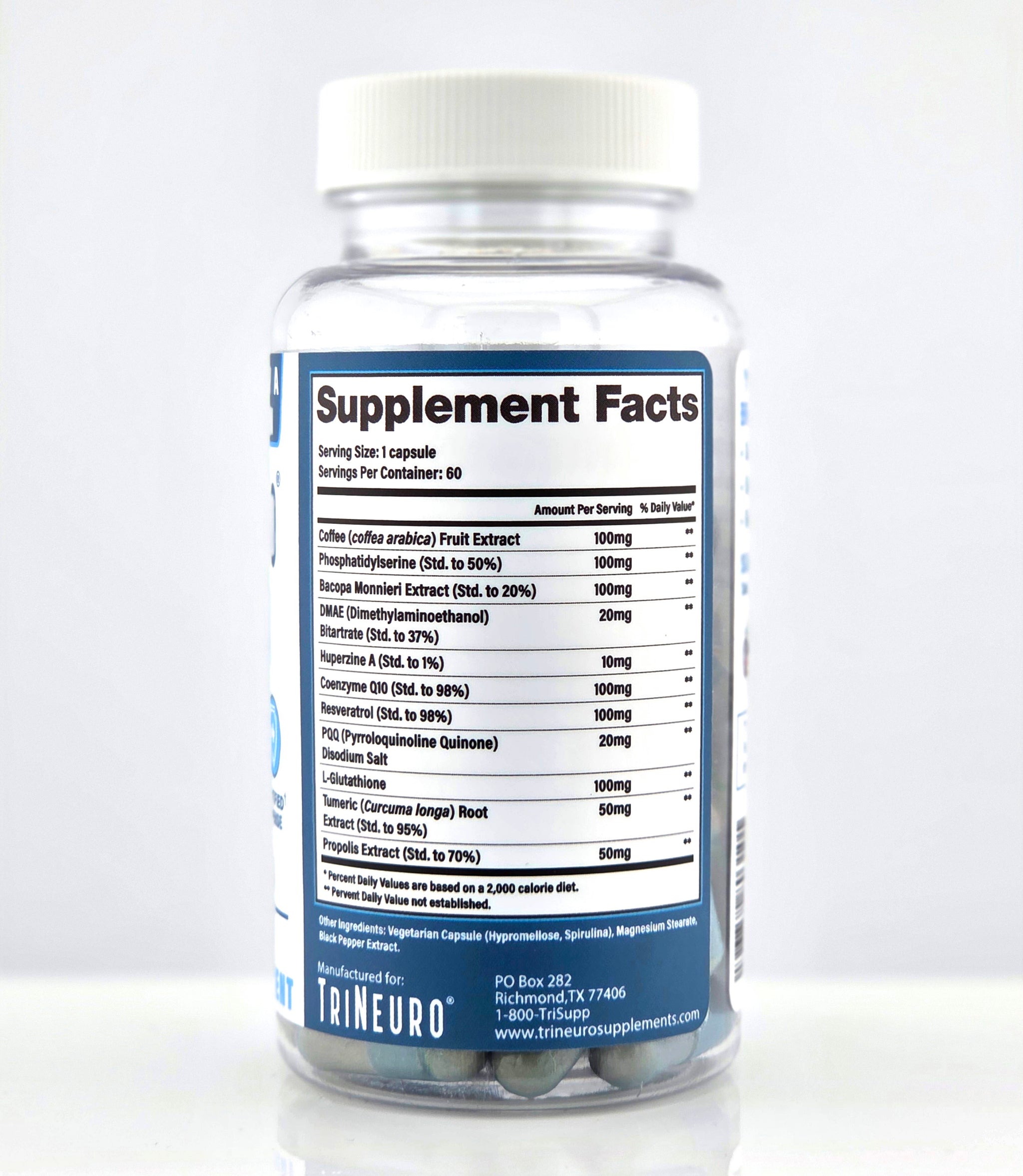 TriNeuro Brain - 60 Capsules